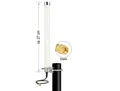 Produktbild: LTE Antenne SMA Stecker 2 - 6,5 dBi 27 cm omnidirektional starr Mastmontage weiß outdoor