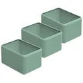 Produktbild: Rotho Madei 3er-Set Aufbewahrungsbox 13l, Kunststoff (PP recycelt) BPA-frei, grün, 3 x13l, (32,6 x 23,8 x 18,8 cm), 3
