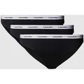 Produktbild: Calvin Klein Underwear Slip in unifarbenem Design im 3er-Pack in Black, Größe L
