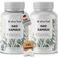 Produktbild: DAO Kapseln 240 Stück (hochdosiert) - 300,000 HDU pro Tagesdosis - DAO Enzym aus Erbsenprotein - vegan & laborgeprüft (2er Pack)