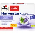 Produktbild: Doppelherz Nervenstark + Vitamin B Tabletten zur Unterstützung des Nervensystems 90 TABL