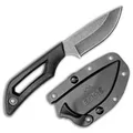 Produktbild: Outdoor Edge Pivot Drop-Point Black – Outdoormesser mit Kunststoffscheide
