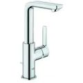 Produktbild: Grohe Lineare Einhand-Waschtischbatterie, L-Size, Zugstangen-Ablaufgarnitur, schwenkbar, Ausladung 113mm, 23296001, Farbe: Chrom