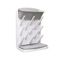 Produktbild: Ubbi Vertical Baby Bottle Drying Rack, Space Saving Countertop Drying Rack Baby Accessory, Grey