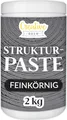 Produktbild: Creative Deco Strukturpaste Feinkörnig 2kg | Dunkelgraue Spachtelmasse für Acrylmalerei | Modellierpaste für Kunstprojekte, Acrylfarbe, DIY, 3D-Effekte, Texturen