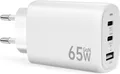 Produktbild: USB C Ladegerät 65W 3 Ports Mehrfach Stecker PD Schnellladegerät mit USB A und U