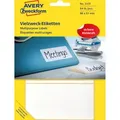 Produktbild: Avery Zweckform - Universaletikett 98 X 51 Mm (b X H) Nicht Wieder Ablösbar Papier Weiß 84 Etik./pack.
