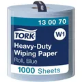 Produktbild: Poetspapier Tork W1 2-laags blauw 1000 vellen