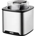 Produktbild: Unold 48855 Eismaschine Gelato, Speiseeisbereiter 1,5 L Eiscreme, LCD-Display, digitaler Timer, BPA-frei