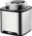 Produktbild: UNOLD Eismaschine 48855 Gelato 1,5L Edelstahl Schwarz Timer vegan