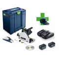 Produktbild: Festool Akku-Tauchsäge TSC 55 KEBI-Plus/ XL100Y Limited Edition, inkl 2 x 5 Ah Akkupack u. Ladegerät, 578226
