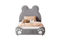 Produktbild: Flieks Polsterbett, Bärenform Kinderbett Einzelbett 90x200cm hautfreundlicher Samt-Stoff