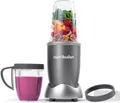 Produktbild: NutriBullet NB606DG. Schüsselkapazität: 0,7 l. Typ: Tischplatten-Mixer, Produktfarbe: Silber. Material Mixerschüssel: Kunststoff, Gehäusematerial: Kunststoff, Materiallgriff: Kunststoff. Leistung: 600 W, Energiequelle: AC. Breite: 139 mm, Tiefe: 139 mm, Höhe: 319 mm (0C22300024)