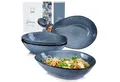 Produktbild: SÄNGER Pastateller Darwin Pastaschalen Set, (4 St), Handmade, 1000 ml, Blau, Premium Collection