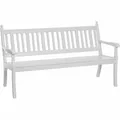 Produktbild: Gartenbank 3-Sitzer Landhausbank Hohenzollern weiß 160cm Kunststoff robust