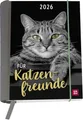 Produktbild: Buchkalender 2026: Für Katzenfreunde: Katzenkalender. Wochen- und Terminplaner. Organizer. Praktischer kleiner Taschenkalender mit Spiralbindung und 12 heraustrennbare Postkarten