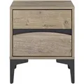 Produktbild: SoBuy Nachttisch Nachtkommode mit 2 Schubladen Beistelltisch 40×47×40cm FBT165-N