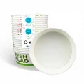 Produktbild: Papp Salatschale Salat Bowl Umweltfreundlich1300 ml + Deckel 38 Oz 25 Stück
