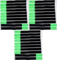 Produktbild: 30x Klettband Kabelbinder Öse 40 cm x 40 mm neon grün Klettbänder Kabelklettband