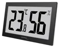 Produktbild: Technoline WS9465 Bürothermometer, Thermometer - Hygrometer, Temperatur- und Luftfeuchteüberwachung, sehr gut ablesbares Display, schwarz, mit Jumbo LCD für Büro Hotel Foyer