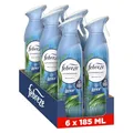 Produktbild: Febreze Lufterfrischer Spray Meeresfrische 6x185 ml, 2-in-1 Geruchsbekämpfung Und Frische