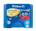 Produktbild: Pelikan 723155 Wachsmalstift 655/10, rund, 8 Farben, Box mit 10 Stück + 1 Schabe