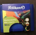 Produktbild: PELIKAN • Wachsmalstifte • 10 Stifte • inkl Schaber NEU & OVP