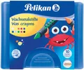 Produktbild: Pelikan Wachsmalstifte 655/10 10 runde Stifte mit Schiebehülse Zeichenbedar ...