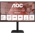 Produktbild: AOC 27E4U 24 Zoll FHD Monitor, 120Hz, IPS, 1ms MPRT, Adaptive Sync, HDR-Modus, Höhenverstellung (1920x1080,HDMI 1x 1.4,DP 1x 1.2, USB-Hub) Schwarz [Energieklasse C] (27E4U)