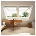 Produktbild: VELUX Elektro Klapp-Schwing-Fenster INTEGRA® GPU 007021 Kunststoff weiß Alu THERMO Dachfenster, 66x118 cm (FK06)