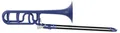 Produktbild: Classic Cantabile MardiBrass Kunststoff Bb/F-Quartposaune matt-blau