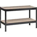 Produktbild: Schulte Regalwelt Schwerlast Steckregal Schulte schwarz strukturiert 430x1200x400 mm 2 Bden Tragkraft 300 kg (31682240)