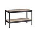 Produktbild: SCHULTE Regalwelt Schwerlastregal mit 2 Holzböden, 43x120x40 cm (HxBxT), Traglast pro Ebene 150 kg