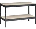 Produktbild: Schwerlastregal Schulte schwarz strukturiert 43x120x40 cm Stecksystem 2 Holzböde