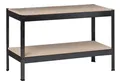 Produktbild: SCHULTE Regalwelt Schwerlastregal mit 2 Holzböden 43x120x40 cm (HxBxT), schwarz