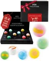 Produktbild: Hallingers Genuss Manufaktur Badebomben Adventskalender - 24x Badekugeln Bath Bombs in edler Geschenkbox, Frauen Badeperlen-Wellness & Spa 