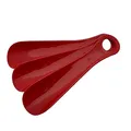 Produktbild: TelMo 3er Schuhlöffel Set | Rot | Schuhanzieher aus Kunststoff, ca.18cm, aus Deutschland