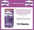 Produktbild: 15 STÜCK Metylan Vinyl + Spezial Tapetenkleister 360 gr. Kleister Rauhfaser