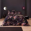Produktbild: Estella Bettwäsche-Garnitur Luxury Grazia Farbe pflaume Größe 135x200 + 80x80cm