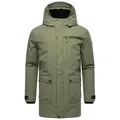 Produktbild: Stone Harbour Wintermantel Netaan XX Herren Kurzmantel mit kuscheliger Kapuze grün XXXL (58)