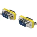 Produktbild: Digitus - Seriell Adapter [1x D-SUB-Stecker 9pol. - 1x D-SUB-Stecker 9pol.] Silber