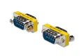 Produktbild: DIGITUS D-Sub 9 Gender-Changer - Adapter - 9-Pin Kupplung - Stecker zu Stecker - RS-232 - RS-485 - TTL - Metallgehäuse