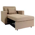 Produktbild: B-Ware Schlafsessel MCW-L90, Liegefläche 197x103cm Stoff/Textil, taupe