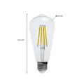 Produktbild: Arcchio E27 LED Lampe 'E27 3,8 W LED-Rustikalampe' (E27) - Leuchtmittel LED-Lamp
