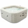 Produktbild: Steinbach Pool Whirlpool PureSpa Chevron Deluxe Square (creme, Ø 211 x 71 cm, (Set, mit Zubehör), quadratisch und freistehend