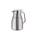 Produktbild: alfi SKYLINE 0,65 Liter,stainless steel mat, Edelstahl-Isolierkanne mit hygienischem Hartglaseinsatz,Drehverschluss mit bequemer Drucktaste,ergonomischer Griff, mit einer Hand, ideal als Kaffeekanne