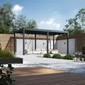 Produktbild: Pavillon CLASSIC ca. 530x300cm Anthrazit wetterbeständig