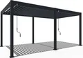 Produktbild: Weide Classic | Pergola Aluminium freistehend | 3 x 5,3 M | Lamellendach anthrazit