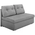Produktbild: luma-home Schlafsofa, Hellgrau, Textil, 2-Sitzer, Füllung: Polyurethan (Pur), einzeln stellbar,Rechteckig, 136x86x85 cm, Wohnzimmer, Sofas & Couches, Schlafsofas