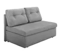 Produktbild: luma-home 15120, B136/T85/H86 cm, Bettfunktion, Liegefläche 130x193 cm, Bettkasten, Mikrofaser Hellgrau